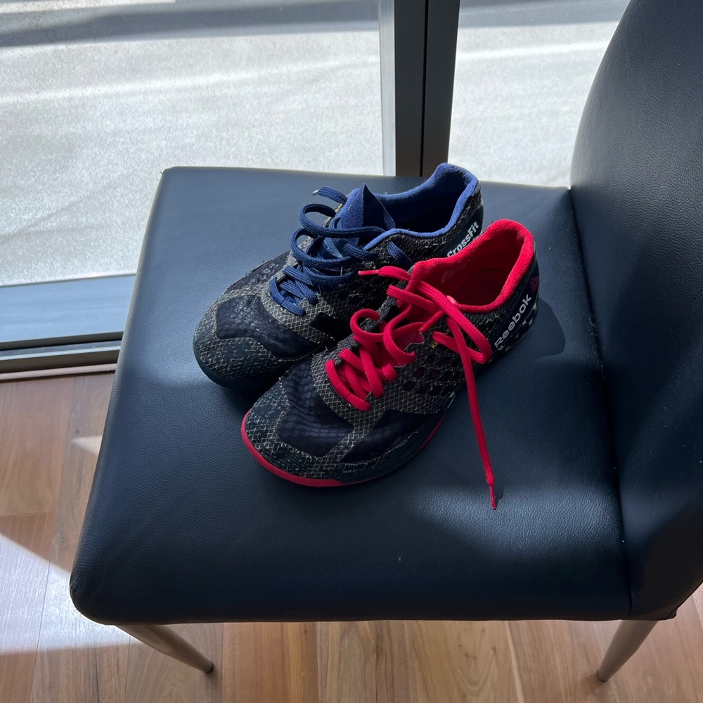 Reebok Nano 5.0 Men’s Crossfit Shoes Blue Red Home Of The Brave Kevlar